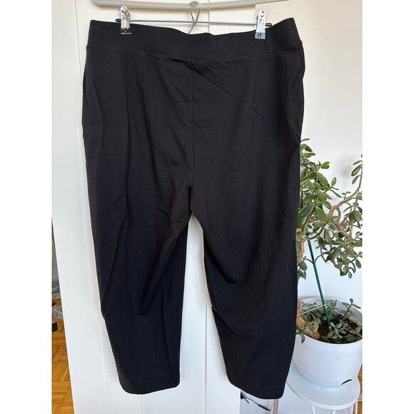 Pure Jill Affinity French Terry Slim Crop, Black, NWT, Size XL - Picture 2 of 5